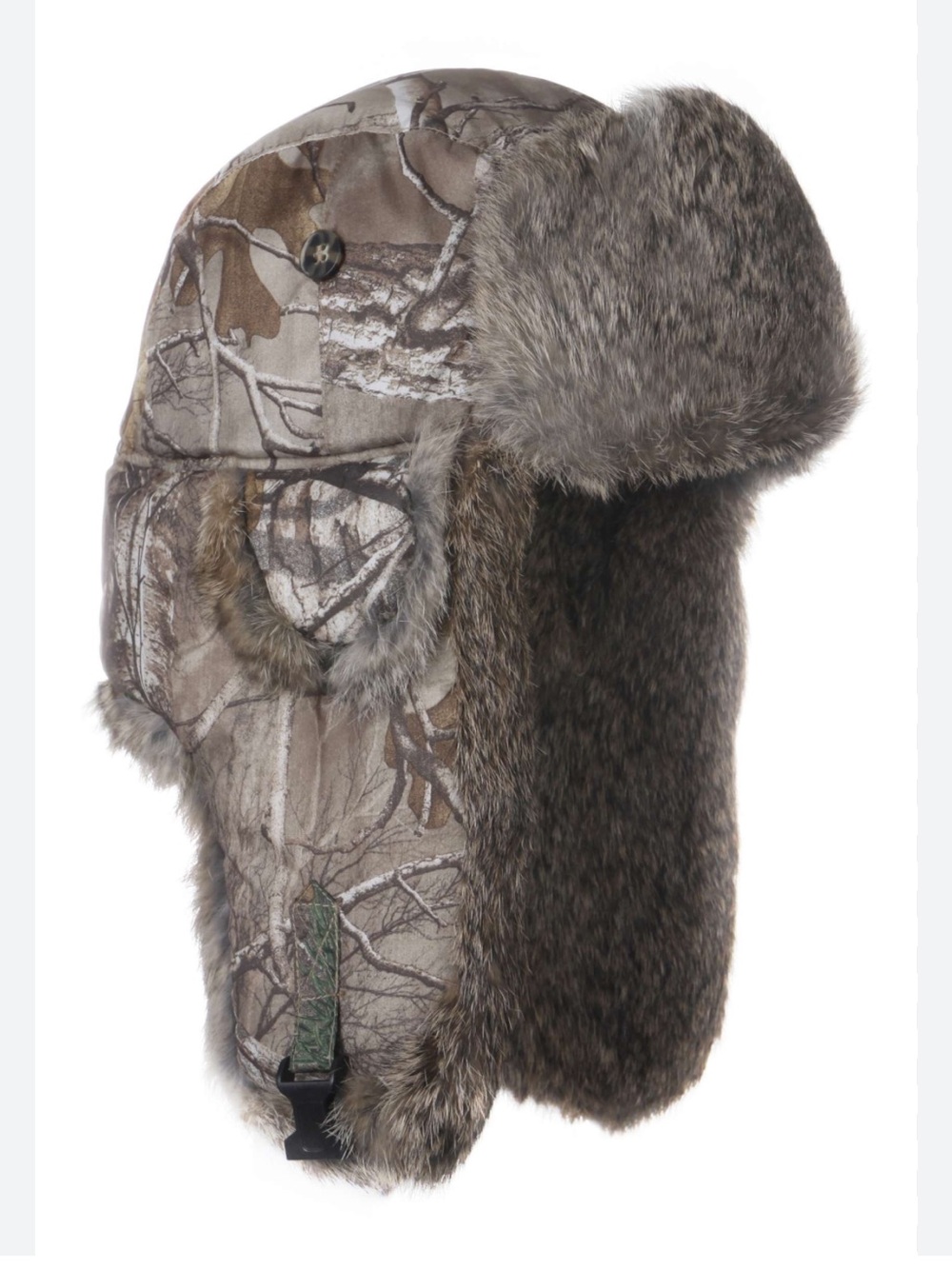 Mad Bomber Realtree Rabbit Fur Hat